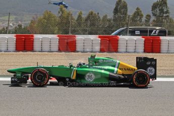 World © Octane Photographic Ltd. F1 Spanish GP, Circuit de Catalunya, Friday 10th May 2013. Practice 2. Caterham CT03 - Giedo van der Garde. Digital Ref : 0661cb7d8923