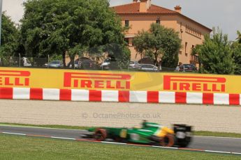 World © Octane Photographic Ltd. F1 Spanish GP, Circuit de Catalunya, Friday 10th May 2013. Practice 2. Caterham CT03 - Charles Pic. Digital Ref : 0661cb7d8947