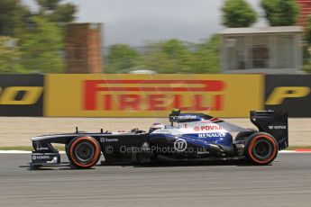 World © Octane Photographic Ltd. F1 Spanish GP, Circuit de Catalunya, Friday 10th May 2013. Practice 2. Williams - Valterri Bottas. Digital Ref : 0661cb7d8980
