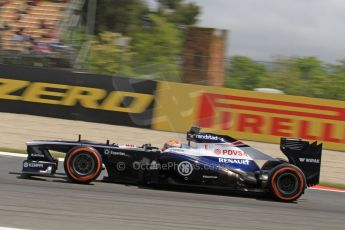 World © Octane Photographic Ltd. F1 Spanish GP, Circuit de Catalunya, Friday 10th May 2013. Practice 2. Williams - Pastor Maldonado. Digital Ref : 0661cb7d8984