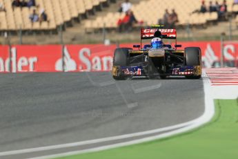 World © 2013 Octane Photographic Ltd. F1 Spanish GP, Circuit de Catalunya - Saturday 11th May 2013 - F1 Practice 3. Toro Rosso STR8 - Daniel Ricciardo. Digital Ref : 0664cb1d0700