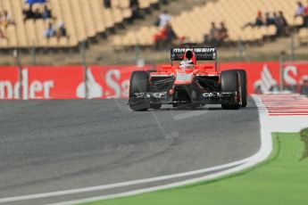 World © 2013 Octane Photographic Ltd. F1 Spanish GP, Circuit de Catalunya - Saturday 11th May 2013 - F1 Practice 3. Marussia MR02 - Jules Bianchi. Digital Ref : 0664cb1d0718