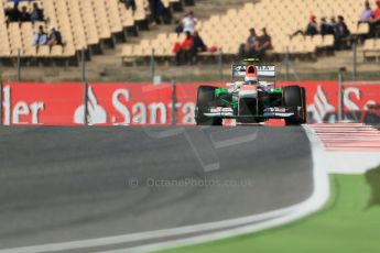 World © 2013 Octane Photographic Ltd. F1 Spanish GP, Circuit de Catalunya - Saturday 11th May 2013 - F1 Practice 3. Force India, VJM06, Adrian Sutil. Digital Ref : 0664cb1d0731