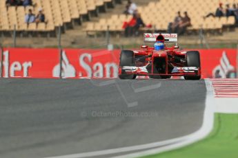 World © 2013 Octane Photographic Ltd. F1 Spanish GP, Circuit de Catalunya - Saturday 11th May 2013 - F1 Practice 3. Scuderia Ferrari F138 - Fernando Alonso. Digital Ref : 0664cb1d0738