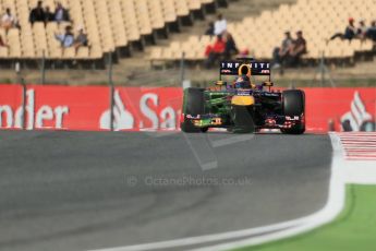 World © 2013 Octane Photographic Ltd. F1 Spanish GP, Circuit de Catalunya - Saturday 11th May 2013 - F1 Practice 3. Infiniti Red Bull Racing RB9 - Sebastian Vettel. Digital Ref : 0664cb1d0804