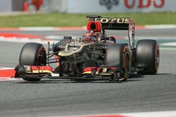 World © 2013 Octane Photographic Ltd. F1 Spanish GP, Circuit de Catalunya - Saturday 11th May 2013 - F1 Practice 3. Lotus F1 Team E21 - Kimi Raikkonen. Digital Ref : 0664cb1d0866