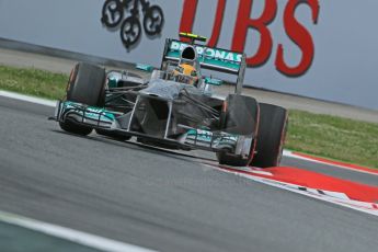 World © 2013 Octane Photographic Ltd. F1 Spanish GP, Circuit de Catalunya - Saturday 11th May 2013 - Qualifying. Mercedes W04 – Lewis Hamilton. Digital Ref : 0664cb1d0944