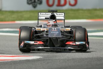 World © 2013 Octane Photographic Ltd. F1 Spanish GP, Circuit de Catalunya - Saturday 11th May 2013 - F1 Practice 3. Sauber C32 - Nico Hulkenberg. Digital Ref : 0664cb1d0991