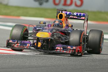 World © 2013 Octane Photographic Ltd. F1 Spanish GP, Circuit de Catalunya - Saturday 11th May 2013 - F1 Practice 3. Infiniti Red Bull Racing RB9 - Sebastian Vettel. Digital Ref : 0664cb1d1009