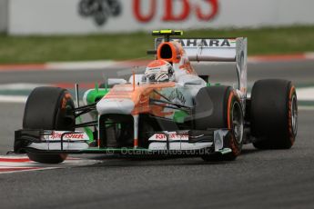 World © 2013 Octane Photographic Ltd. F1 Spanish GP, Circuit de Catalunya - Saturday 11th May 2013 - F1 Practice 3. Force India, VJM06, Adrian Sutil. Digital Ref : 0664cb1d1085