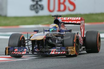 World © 2013 Octane Photographic Ltd. F1 Spanish GP, Circuit de Catalunya - Saturday 11th May 2013 - F1 Practice 3. Toro Rosso STR8 - Jean-Eric Vergne. Digital Ref : 0664cb1d1099