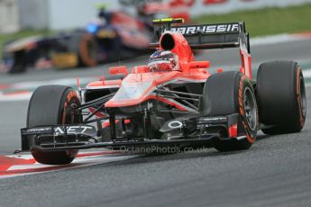 World © 2013 Octane Photographic Ltd. F1 Spanish GP, Circuit de Catalunya - Saturday 11th May 2013 - F1 Practice 3. Marussia MR02 - Max Chilton. Digital Ref : 0664cb1d1121