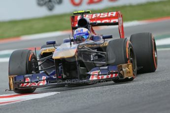 World © 2013 Octane Photographic Ltd. F1 Spanish GP, Circuit de Catalunya - Saturday 11th May 2013 - F1 Practice 3. Toro Rosso STR8 - Jean-Eric Vergne. Digital Ref : 0664cb1d1126