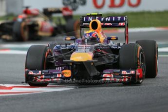 World © 2013 Octane Photographic Ltd. F1 Spanish GP, Circuit de Catalunya - Saturday 11th May 2013 - F1 Practice 3. Infiniti Red Bull Racing RB9 - Mark Webber. Digital Ref : 0664cb1d1149