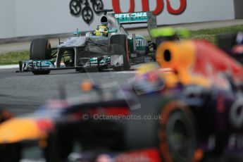 World © 2013 Octane Photographic Ltd. F1 Spanish GP, Circuit de Catalunya - Saturday 11th May 2013 - Qualifying. Mercedes W04 - Nico Rosberg. Digital Ref : 0664cb1d1220