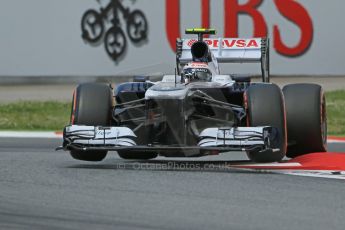 World © 2013 Octane Photographic Ltd. F1 Spanish GP, Circuit de Catalunya - Saturday 11th May 2013 - F1 Practice 3. Williams FW35 - Valtteri Bottas. Digital Ref : 0664cb1d1235