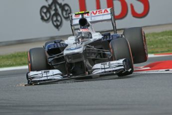 World © 2013 Octane Photographic Ltd. F1 Spanish GP, Circuit de Catalunya - Saturday 11th May 2013 - F1 Practice 3. Williams FW35 - Valtteri Bottas. Digital Ref : 0664cb1d1236