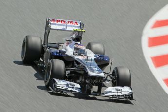 World © 2013 Octane Photographic Ltd. F1 Spanish GP, Circuit de Catalunya - Sunday 12th May 2013 - Race. Sauber C32, Esteban Gutierrez. Digital Ref : 0673cb1d2459