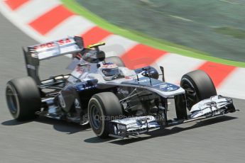 World © 2013 Octane Photographic Ltd. F1 Spanish GP, Circuit de Catalunya - Sunday 12th May 2013 - Race. Sauber C32, Esteban Gutierrez. Digital Ref : 0673cb1d2462