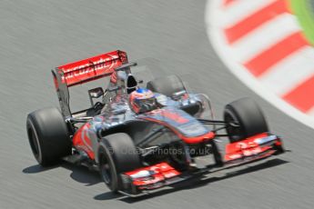 World © 2013 Octane Photographic Ltd. F1 Spanish GP, Circuit de Catalunya - Sunday 12th May 2013 - Race. Vodafone McLaren Mercedes MP4/28 - Jenson Button. Digital Ref : 0673cb1d2464