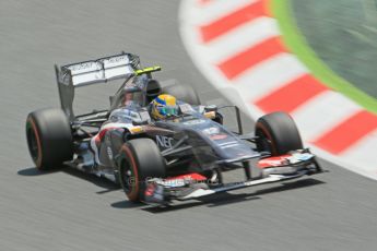 World © 2013 Octane Photographic Ltd. F1 Spanish GP, Circuit de Catalunya - Sunday 12th May 2013 - Race. Sauber C32, Esteban Gutierrez. Digital Ref : 0673cb1d2519