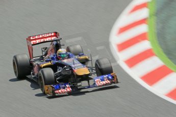 World © 2013 Octane Photographic Ltd. F1 Spanish GP, Circuit de Catalunya - Sunday 12th May 2013 - Race. Toro Rosso STR8 - Jean-Eric Vergne. Digital Ref : 0673cb1d2529