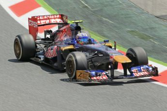 World © 2013 Octane Photographic Ltd. F1 Spanish GP, Circuit de Catalunya - Sunday 12th May 2013 - Race. Toro Rosso STR8 - Daniel Ricciardo. Digital Ref : 0673cb1d2585