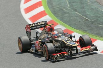 World © 2013 Octane Photographic Ltd. F1 Spanish GP, Circuit de Catalunya - Sunday 12th May 2013 - Race. Lotus F1 Team E21 - Romain Grosjean. Digital Ref : 0673cb1d2603