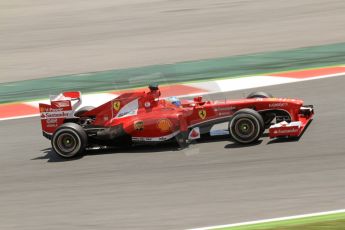 World © 2013 Octane Photographic Ltd. F1 Spanish GP, Circuit de Catalunya - Sunday 12th May 2013 - Race. Scuderia Ferrari F138 - Fernando Alonso. Digital Ref : 0673cb7d9316