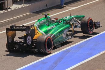 World © 2013 Octane Photographic Ltd. F1 Spanish GP, Circuit de Catalunya - Sunday 12th May 2013 - Race. Caterham CT02 - Giedo van der Garde. Digital Ref : 0673cb7d9486