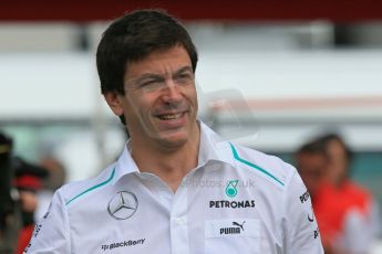 World © Octane Photographic Ltd. F1 Spanish GP - Saturday Paddock - 11th May 2013. Toto Wolff - Mercedes AMG Petronas. Digital Ref : 0668cb1d0050