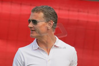 World © Octane Photographic Ltd. F1 Spanish GP - Saturday Paddock - 11th May 2013. David Coulthard - BBC Sports. Digital Ref : 0668cb1d0077