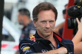 World © Octane Photographic Ltd. F1 Spanish GP - Saturday Paddock - 11th May 2013. Christian Horner - Infiniti Red Bull Racing. Digital Ref : 0668cb1d0137