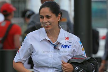 World © Octane Photographic Ltd. F1 Spanish GP - Saturday Paddock - 11th May 2013. Monisha Kaltenborn - Sauber. Digital Ref : 0668cb1d0163