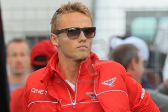 World © Octane Photographic Ltd. F1 Spanish GP - Saturday Paddock - 11th May 2013. Max Chilton - Marussia. Digital Ref : 0668cb1d0178