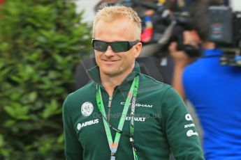 World © Octane Photographic Ltd. F1 Spanish GP - Saturday Paddock - 11th May 2013. Heikki Kovalainen - Caterham. Digital Ref : 0668cb1d0251