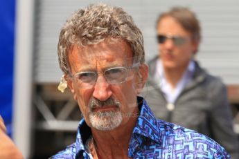 World © Octane Photographic Ltd. F1 Spanish GP - Saturday Paddock - 11th May 2013. Eddie Jordan - BBC Sports. Digital Ref : 0668cb7d9148