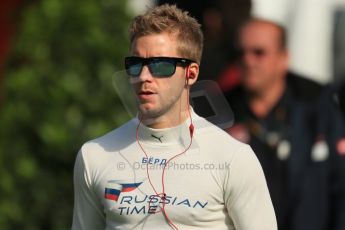 World © 2013 Octane Photographic Ltd. F1 Spanish GP, Circuit de Catalunya - Sunday 12th May 2013 - Paddock. Mercedes - Sam Bird. Digital Ref : 0675cb1d1965