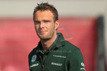 World © 2013 Octane Photographic Ltd. F1 Spanish GP, Circuit de Catalunya - Sunday 12th May 2013 - Paddock. Caterham - Giedo van der Garde. Digital Ref : 0675cb1d1994