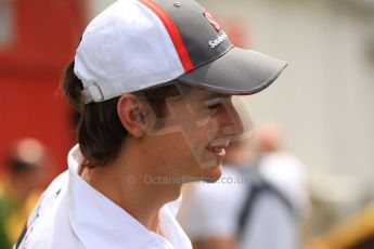 World © Octane Photographic Ltd. F1 Spanish GP Thursday 9th May 2013. Press Conference. (paddock outside press room). Esteban Gutierrez - Sauber. Digital Ref :