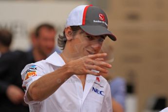 World © Octane Photographic Ltd. F1 Spanish GP Thursday 9th May 2013. Press Conference. (paddock). Esteban Gutierrez - Sauber. Digital Ref :