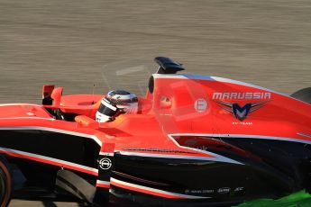 World © Octane Photographic Ltd. Formula 1 Winter Test Jerez – Day 1 – Tuesday 5th February 2013. Marussia MR02 – Max Chilton. Digital Ref: 0571cb7d2335