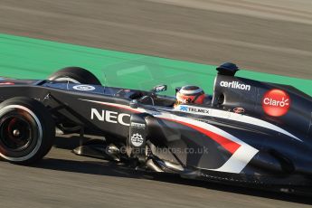 World © Octane Photographic Ltd. Formula 1 Winter Test Jerez – Day 1 – Tuesday 5th February 2013. Sauber C32, Nico Hulkenberg. Digital Ref: 0571cb7d2339