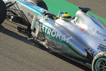 World © Octane Photographic Ltd. Formula 1 Winter Test Jerez – Day 1 – Tuesday 5th February 2013. Nico Rosberg  - Mercedes AMG Petronas F1 W04. Digital Ref: 0571cb7d2354