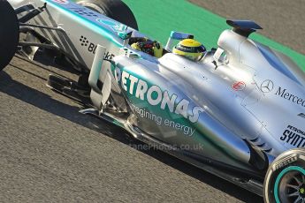 World © Octane Photographic Ltd. Formula 1 Winter Test Jerez – Day 1 – Tuesday 5th February 2013. Nico Rosberg - Mercedes AMG Petronas F1 W04. Digital Ref: 0571cb7d2354