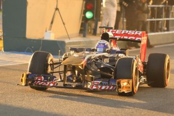 World © Octane Photographic Ltd. Formula 1 Winter Test Jerez – Day 1 – Tuesday 5th February 2013. Toro Rosso STR8, Daniel Ricciardo. Digital Ref: 0571cb7d6525