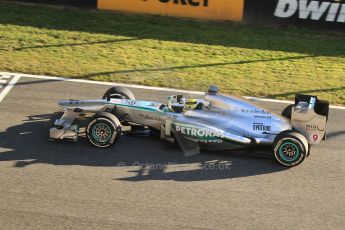 World © Octane Photographic Ltd. Formula 1 Winter Test Jerez – Day 1 – Tuesday 5th February 2013. Mercedes AMG Petronas F1 W04 – Nico Rosberg. Digital Ref: 0571cb7d6594