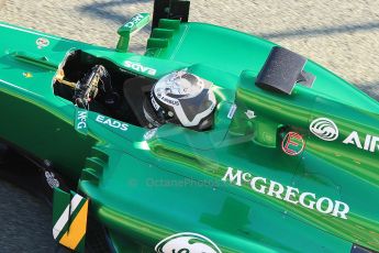 World © Octane Photographic Ltd. Formula 1 Winter Test Jerez – Day 1 – Tuesday 5th February 2013. Caterham CT03, Giedo van de Garde. Digital Ref: 0571cb7d6631