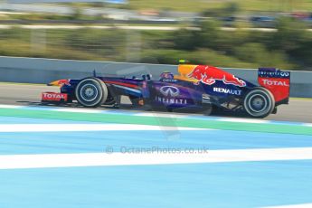 World © Octane Photographic Ltd. Formula 1 Winter Test Jerez – Day 1 – Tuesday 5th February 2013.Infiniti Red Bull RacingRB9. Mark Webber. . Digital Ref: 0571cb7d6742