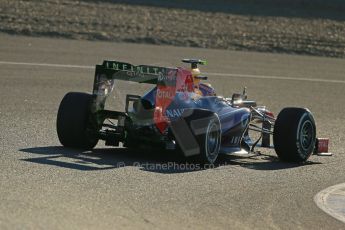 World © Octane Photographic Ltd. Formula 1 Winter Test Jerez – Day 1 – Tuesday 5th February 2013. Infiniti Red Bull Racing RB9. Mark Webber. Digital Ref: 0571lw1d7826